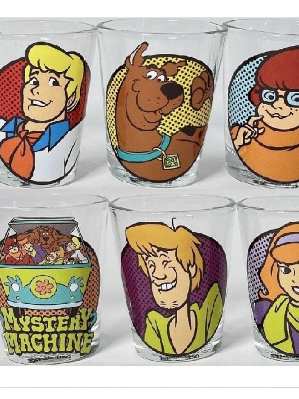 Scooby Doo 6pc 1.5oz Mini Glass Set